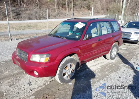 2003 Subaru Forester Xs z USA, uszkodzony, nr VIN JF1SG65643H760285